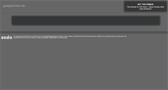 Desktop Screenshot of goeppel-bus.de